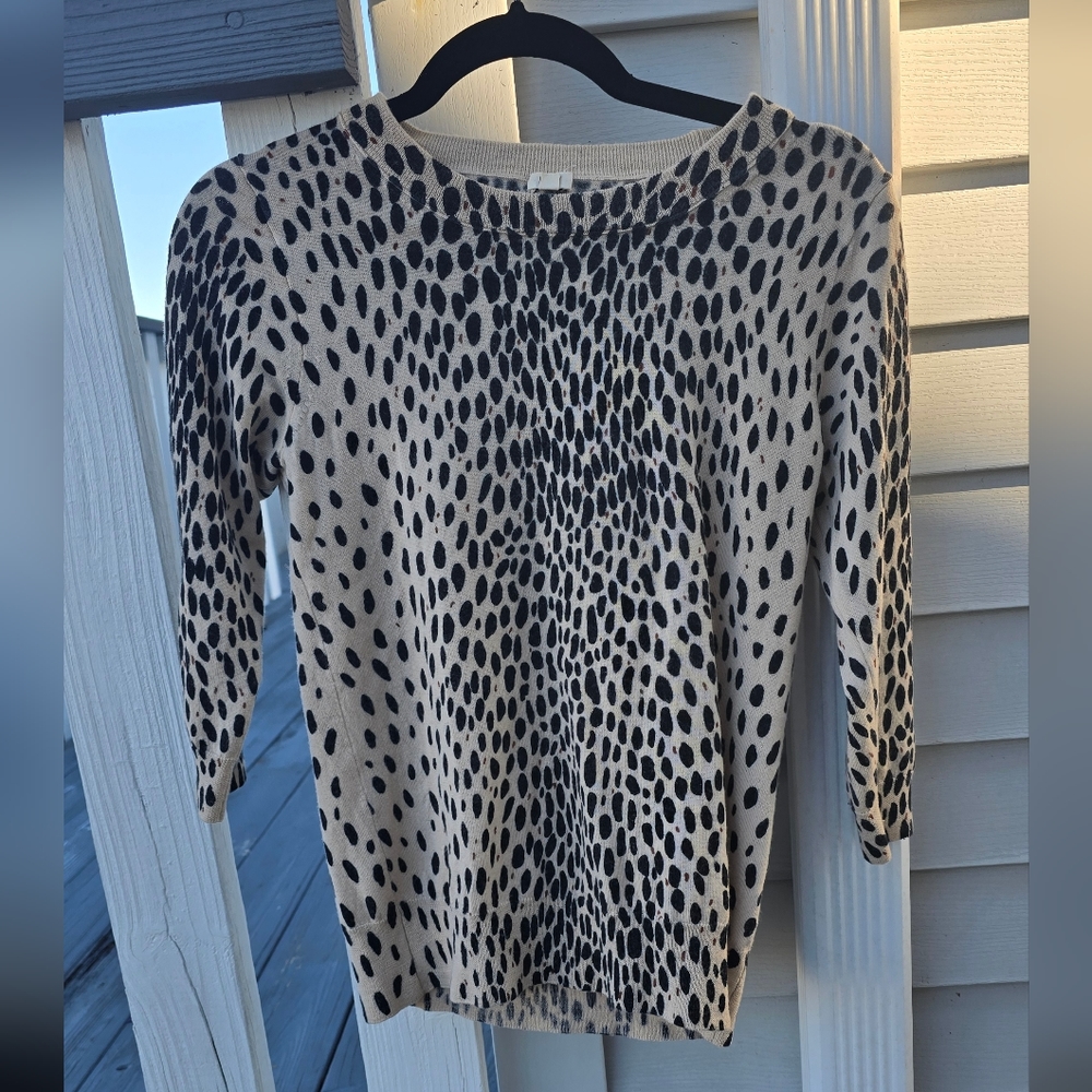 J. Crew Leopard Print Shirt